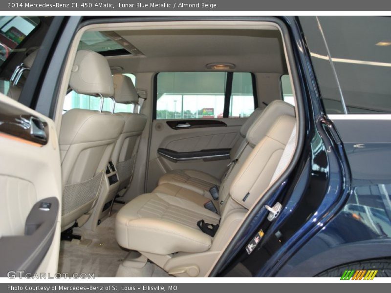 Lunar Blue Metallic / Almond Beige 2014 Mercedes-Benz GL 450 4Matic
