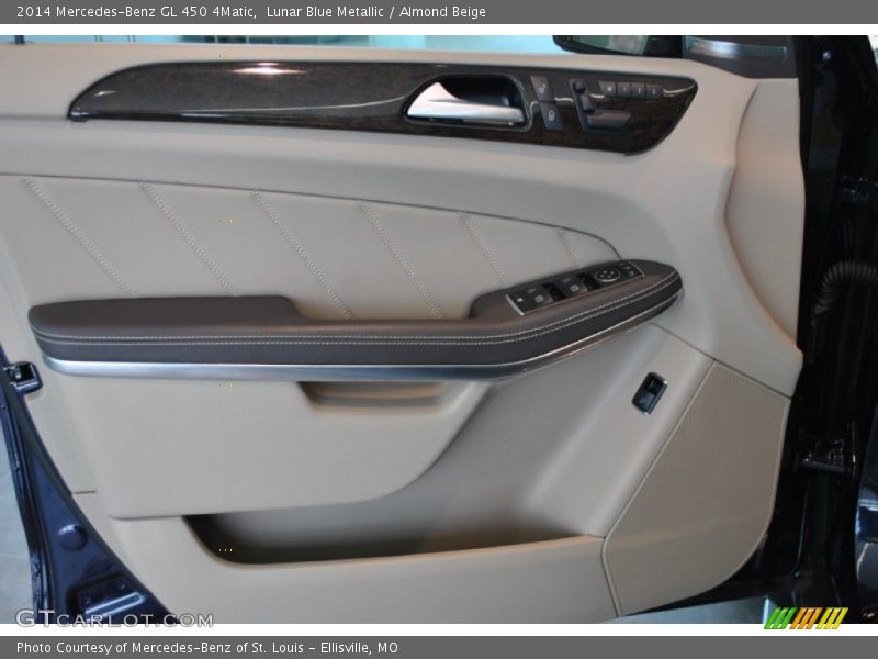 Lunar Blue Metallic / Almond Beige 2014 Mercedes-Benz GL 450 4Matic