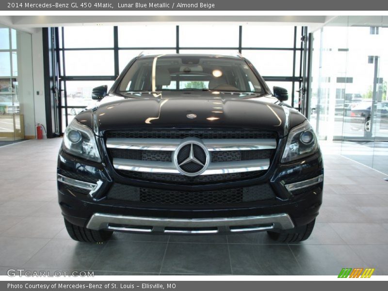 Lunar Blue Metallic / Almond Beige 2014 Mercedes-Benz GL 450 4Matic