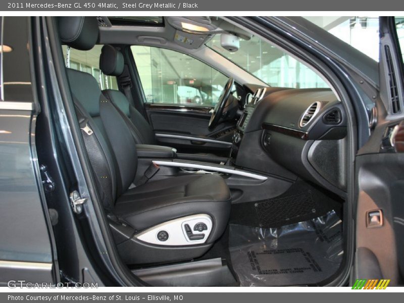 Steel Grey Metallic / Black 2011 Mercedes-Benz GL 450 4Matic