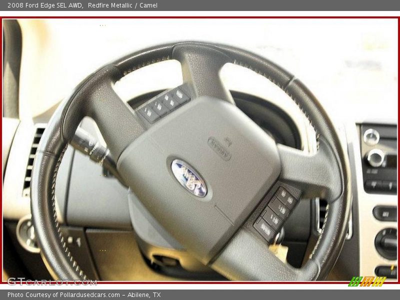 Redfire Metallic / Camel 2008 Ford Edge SEL AWD