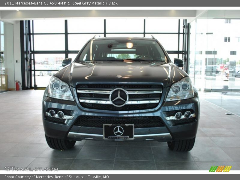 Steel Grey Metallic / Black 2011 Mercedes-Benz GL 450 4Matic