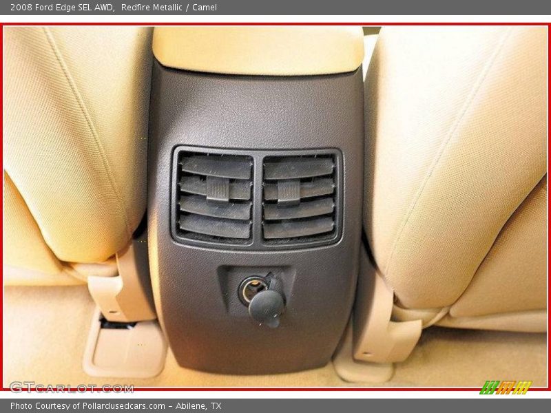 Redfire Metallic / Camel 2008 Ford Edge SEL AWD