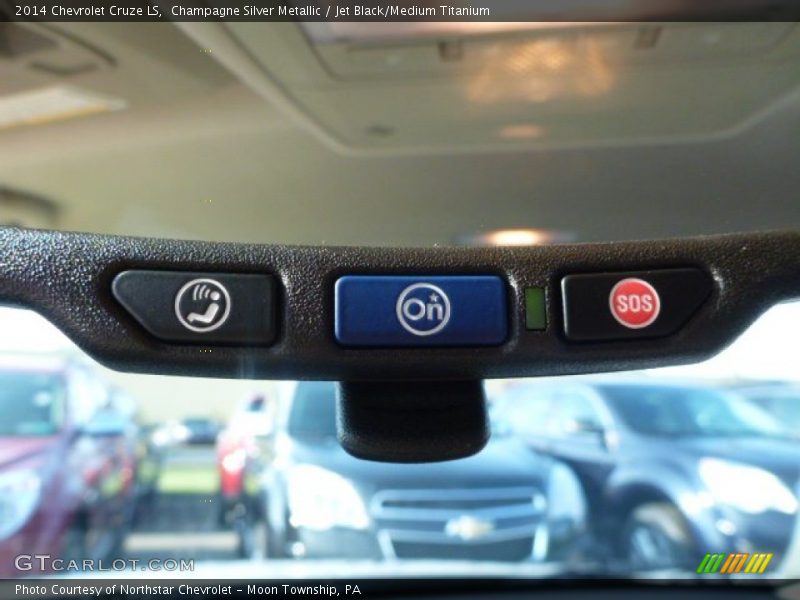 Champagne Silver Metallic / Jet Black/Medium Titanium 2014 Chevrolet Cruze LS