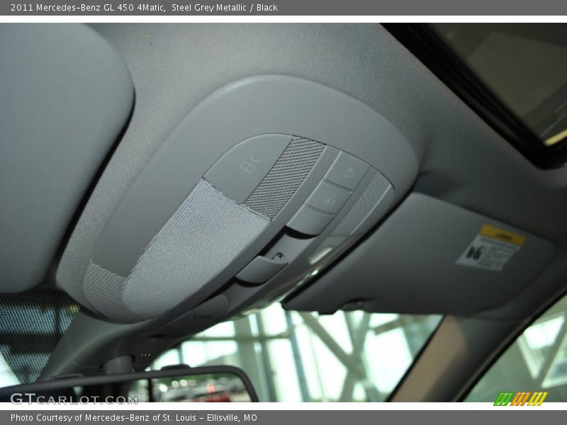 Steel Grey Metallic / Black 2011 Mercedes-Benz GL 450 4Matic
