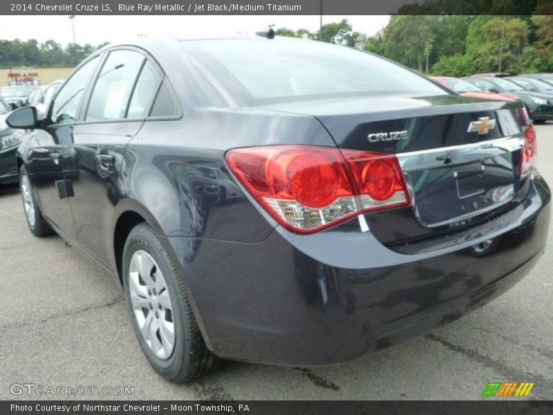 Blue Ray Metallic / Jet Black/Medium Titanium 2014 Chevrolet Cruze LS