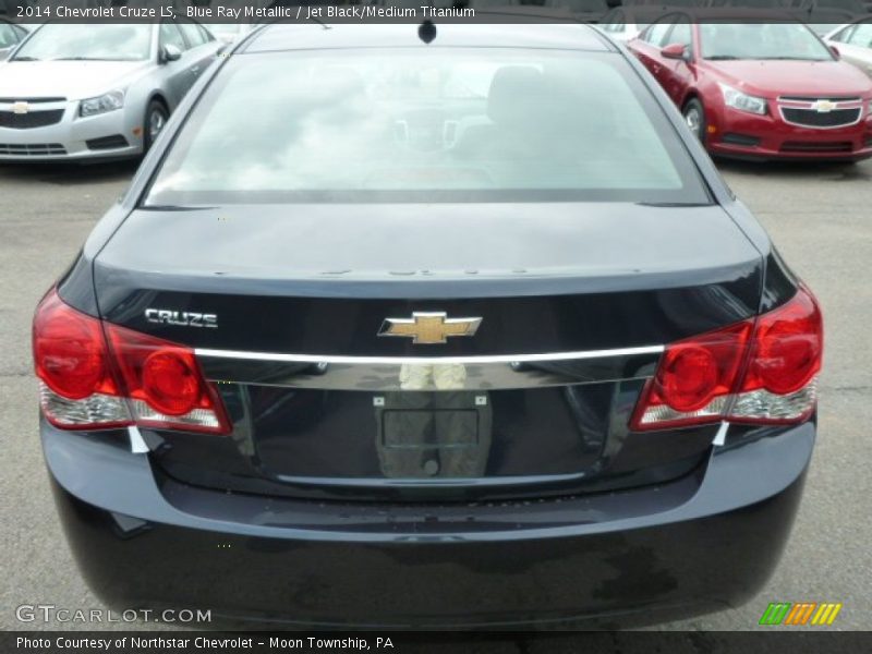 Blue Ray Metallic / Jet Black/Medium Titanium 2014 Chevrolet Cruze LS
