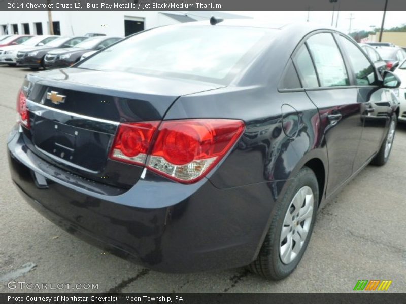 Blue Ray Metallic / Jet Black/Medium Titanium 2014 Chevrolet Cruze LS