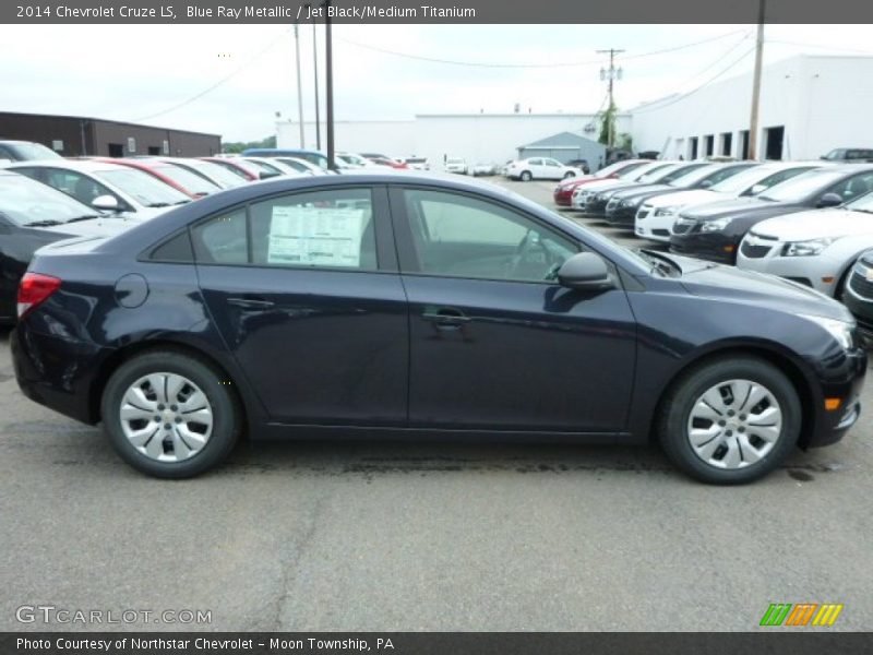 Blue Ray Metallic / Jet Black/Medium Titanium 2014 Chevrolet Cruze LS