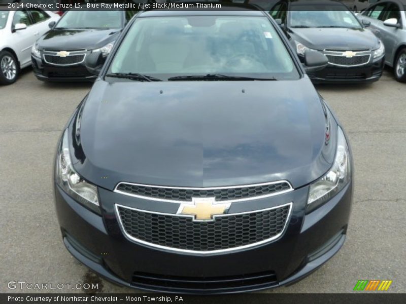 Blue Ray Metallic / Jet Black/Medium Titanium 2014 Chevrolet Cruze LS