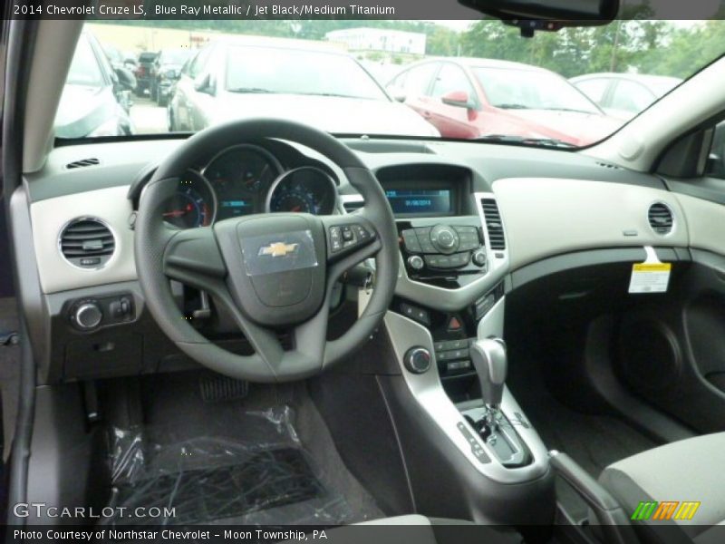 Blue Ray Metallic / Jet Black/Medium Titanium 2014 Chevrolet Cruze LS