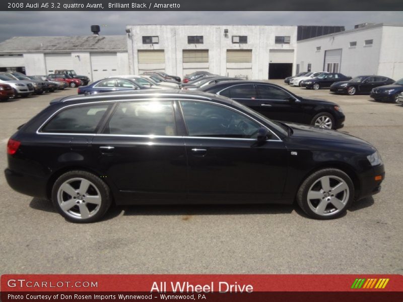Brilliant Black / Amaretto 2008 Audi A6 3.2 quattro Avant