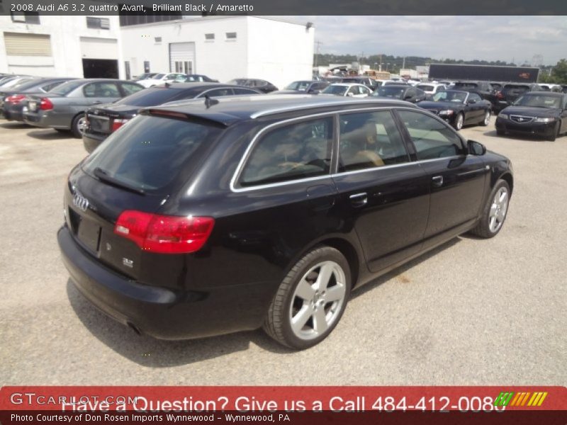 Brilliant Black / Amaretto 2008 Audi A6 3.2 quattro Avant