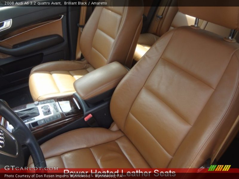 Brilliant Black / Amaretto 2008 Audi A6 3.2 quattro Avant