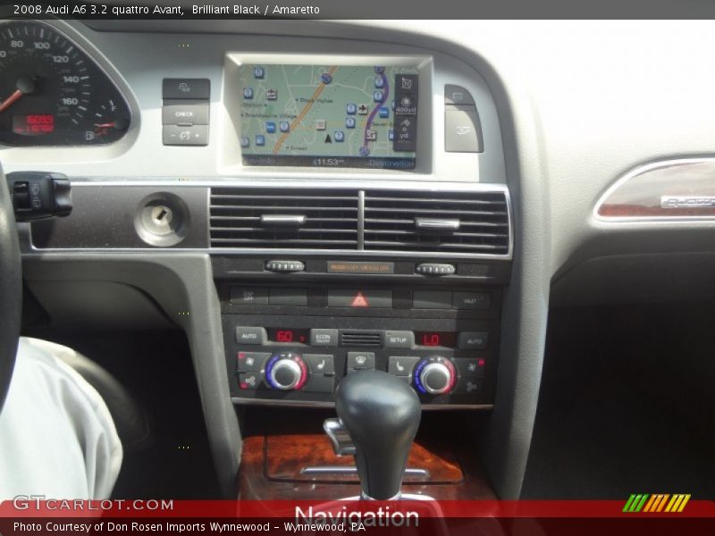 Brilliant Black / Amaretto 2008 Audi A6 3.2 quattro Avant