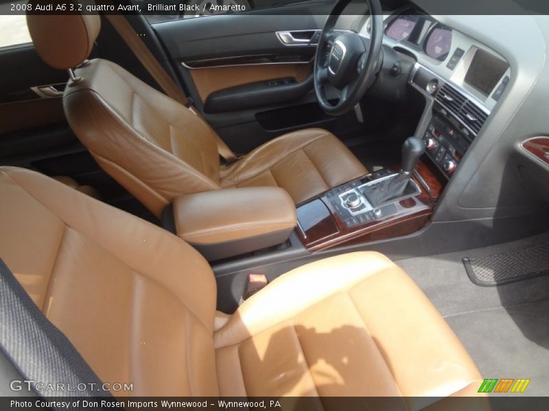 Brilliant Black / Amaretto 2008 Audi A6 3.2 quattro Avant