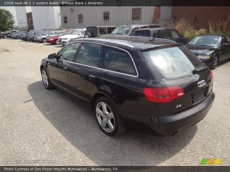 Brilliant Black / Amaretto 2008 Audi A6 3.2 quattro Avant