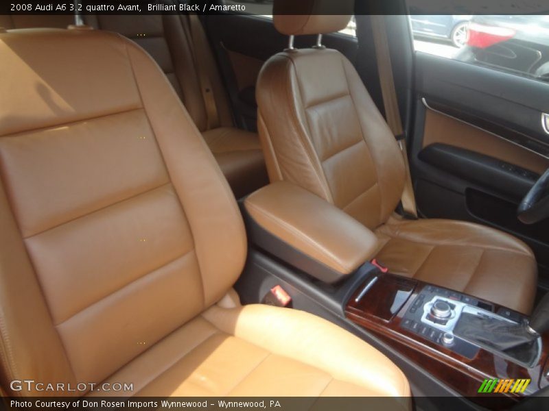 Brilliant Black / Amaretto 2008 Audi A6 3.2 quattro Avant
