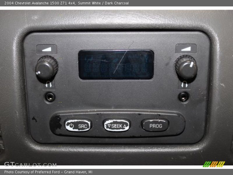 Summit White / Dark Charcoal 2004 Chevrolet Avalanche 1500 Z71 4x4