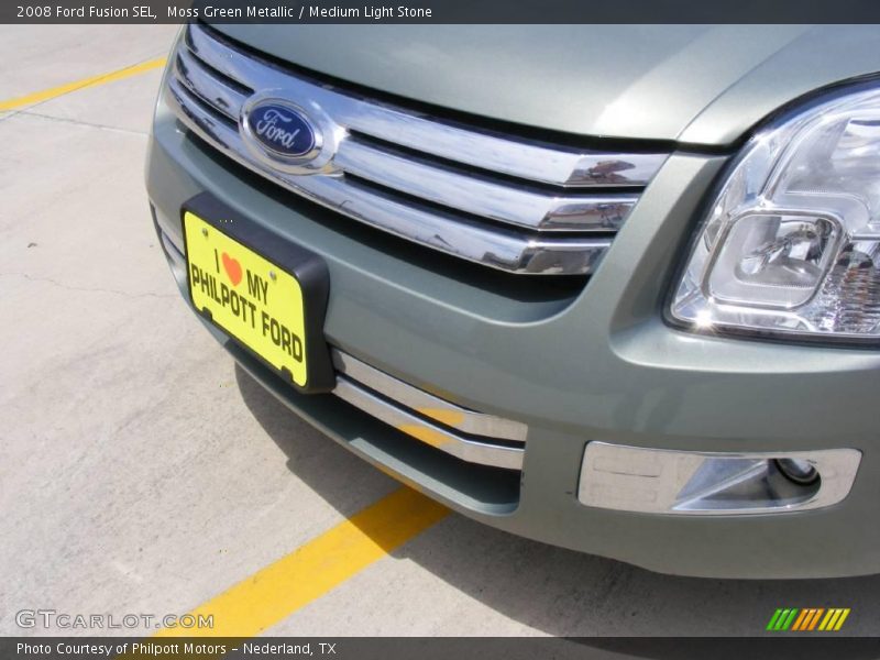 Moss Green Metallic / Medium Light Stone 2008 Ford Fusion SEL