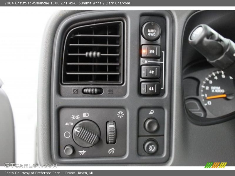 Summit White / Dark Charcoal 2004 Chevrolet Avalanche 1500 Z71 4x4