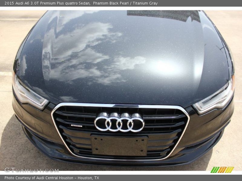 Phantom Black Pearl / Titanium Gray 2015 Audi A6 3.0T Premium Plus quattro Sedan