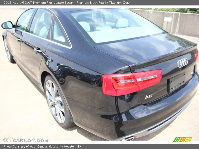 Phantom Black Pearl / Titanium Gray 2015 Audi A6 3.0T Premium Plus quattro Sedan