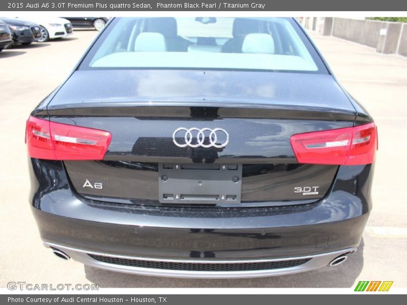 Phantom Black Pearl / Titanium Gray 2015 Audi A6 3.0T Premium Plus quattro Sedan