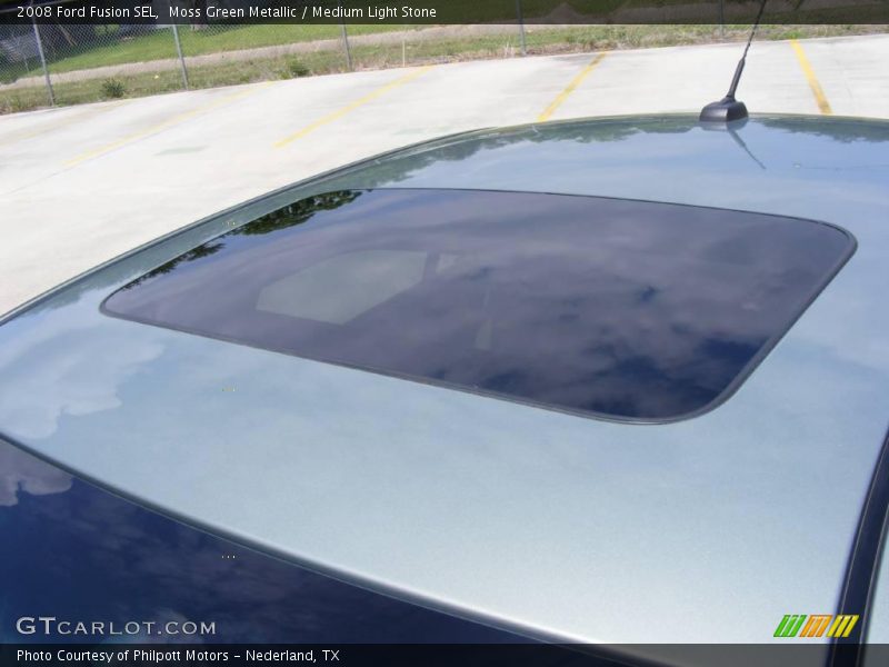 Moss Green Metallic / Medium Light Stone 2008 Ford Fusion SEL