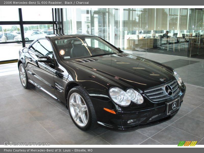 Black / Charcoal 2006 Mercedes-Benz SL 600 Roadster