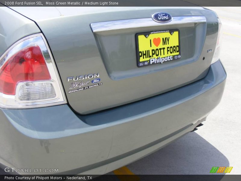 Moss Green Metallic / Medium Light Stone 2008 Ford Fusion SEL