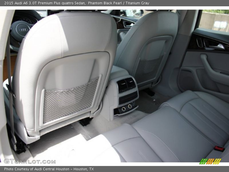 Phantom Black Pearl / Titanium Gray 2015 Audi A6 3.0T Premium Plus quattro Sedan
