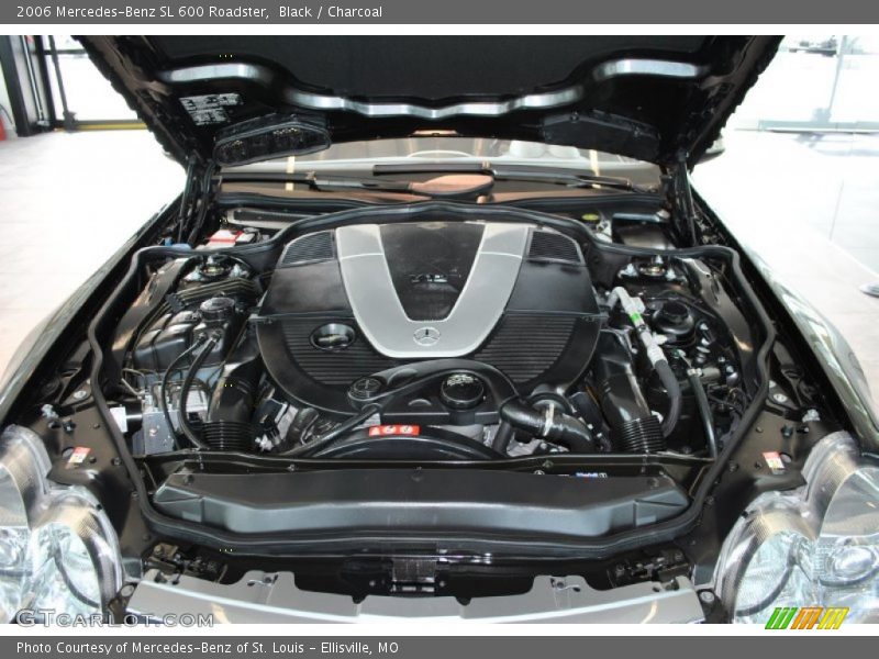  2006 SL 600 Roadster Engine - 5.5 Liter Twin-Turbocharged SOHC 36-Valve V12