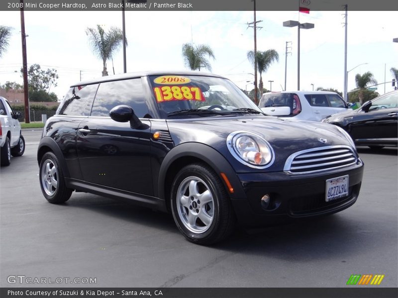 Astro Black Metallic / Panther Black 2008 Mini Cooper Hardtop