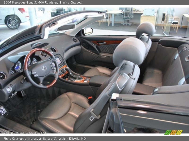  2006 SL 600 Roadster Charcoal Interior