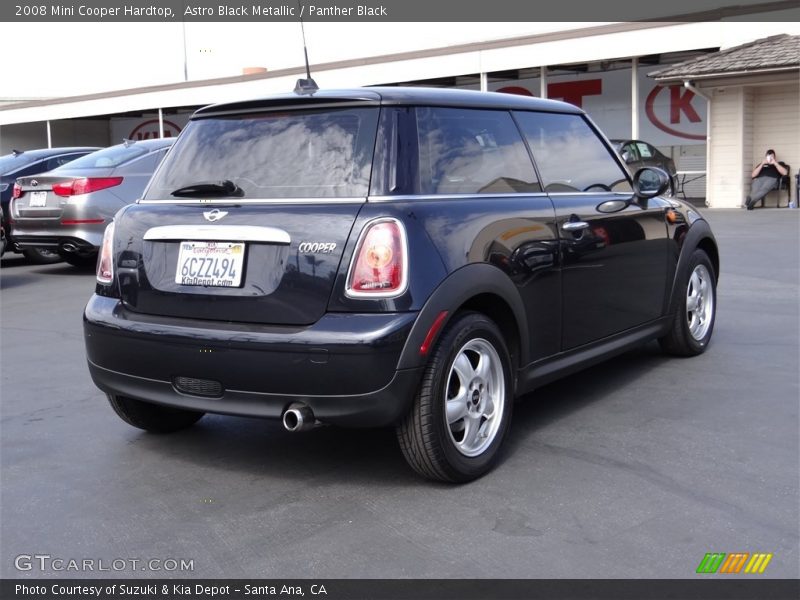 Astro Black Metallic / Panther Black 2008 Mini Cooper Hardtop
