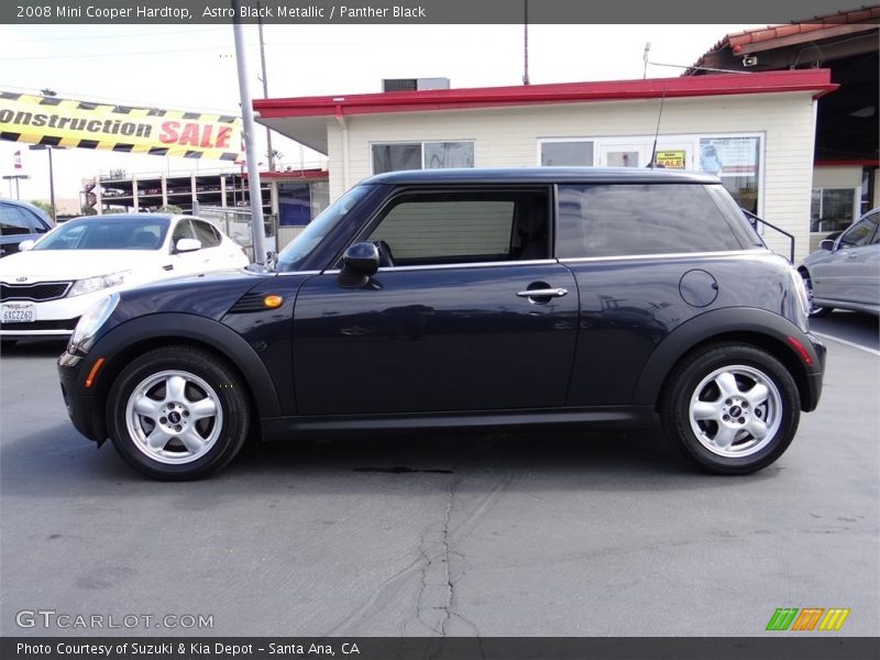 Astro Black Metallic / Panther Black 2008 Mini Cooper Hardtop