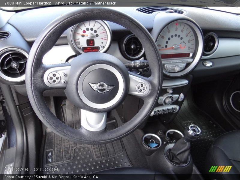 Astro Black Metallic / Panther Black 2008 Mini Cooper Hardtop