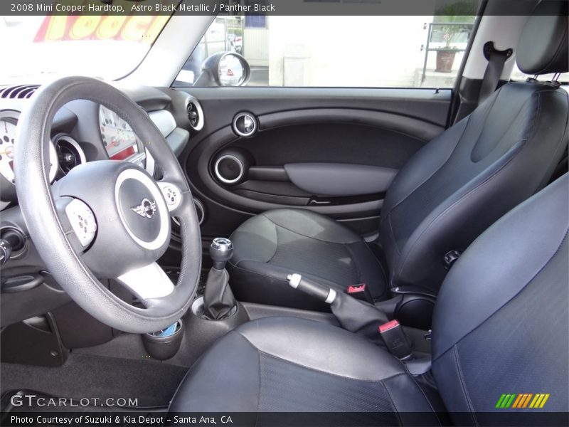 Astro Black Metallic / Panther Black 2008 Mini Cooper Hardtop