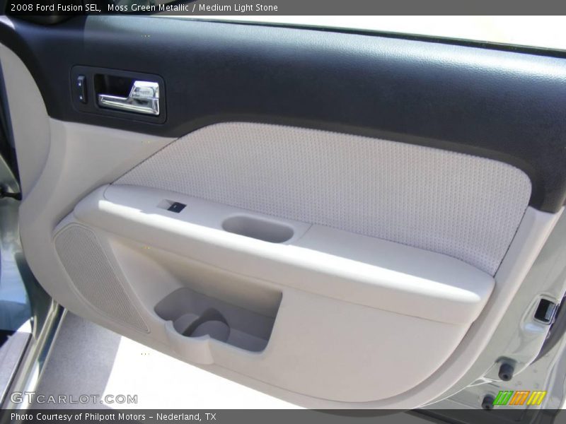 Moss Green Metallic / Medium Light Stone 2008 Ford Fusion SEL