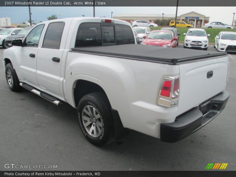 Arctic White / Slate 2007 Mitsubishi Raider LS Double Cab