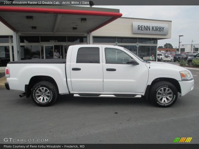 Arctic White / Slate 2007 Mitsubishi Raider LS Double Cab