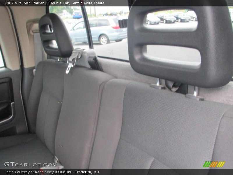 Arctic White / Slate 2007 Mitsubishi Raider LS Double Cab
