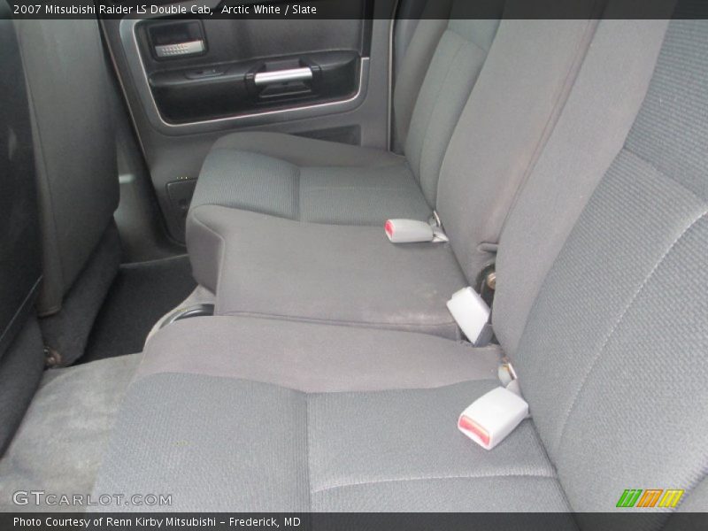 Arctic White / Slate 2007 Mitsubishi Raider LS Double Cab