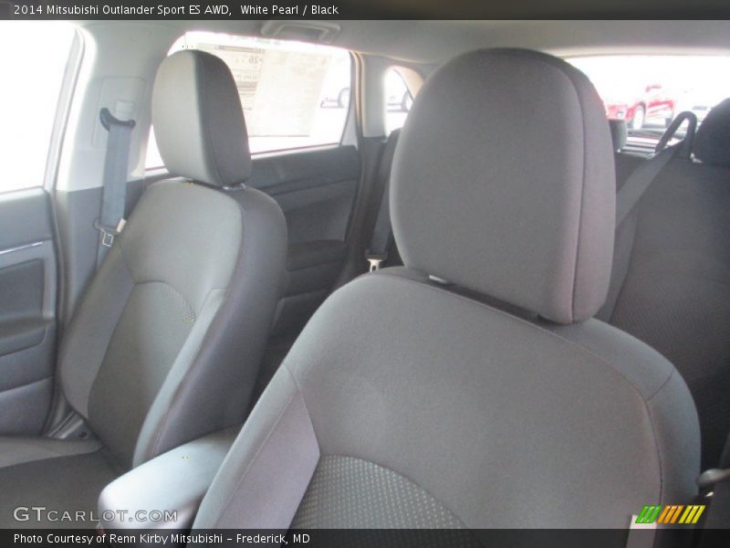 White Pearl / Black 2014 Mitsubishi Outlander Sport ES AWD