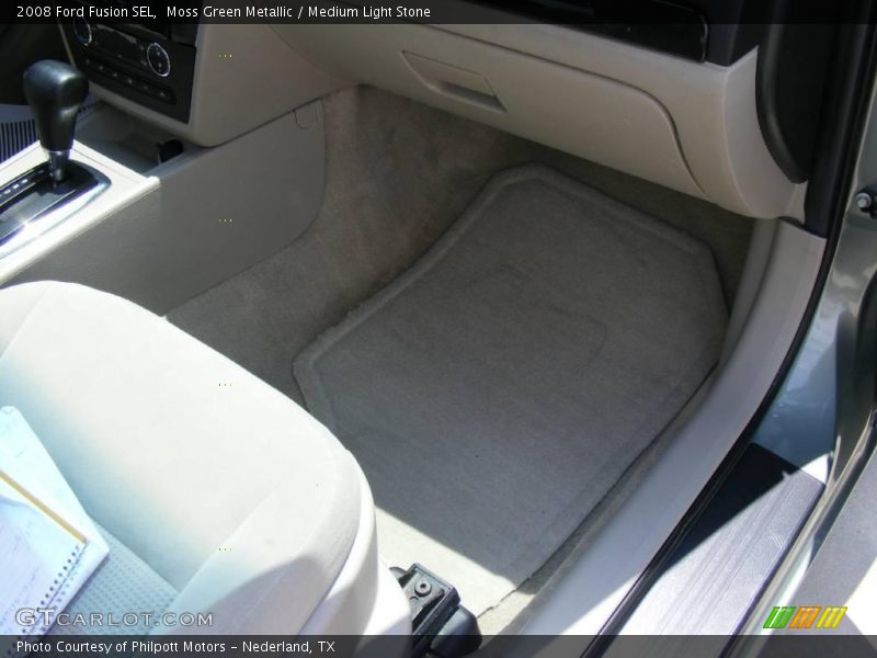 Moss Green Metallic / Medium Light Stone 2008 Ford Fusion SEL