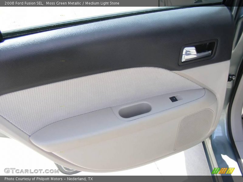 Moss Green Metallic / Medium Light Stone 2008 Ford Fusion SEL