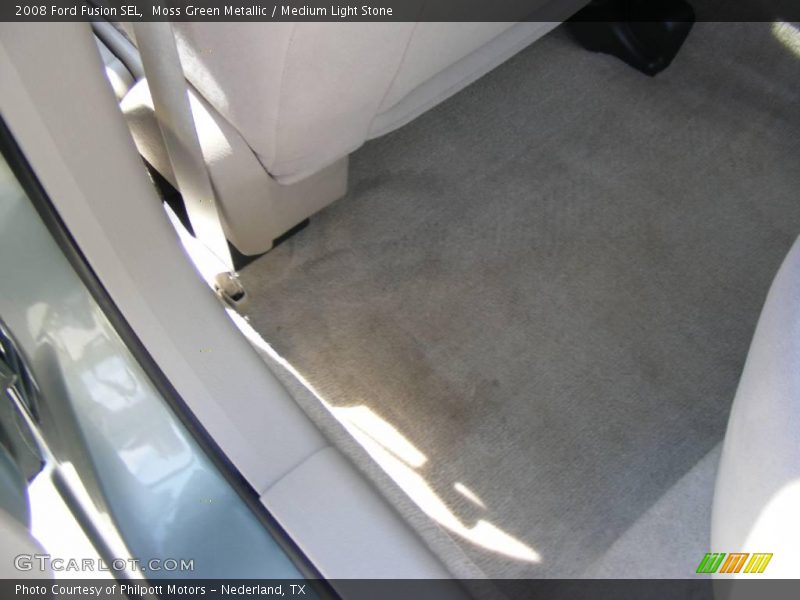 Moss Green Metallic / Medium Light Stone 2008 Ford Fusion SEL