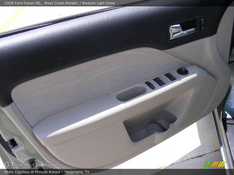 Moss Green Metallic / Medium Light Stone 2008 Ford Fusion SEL