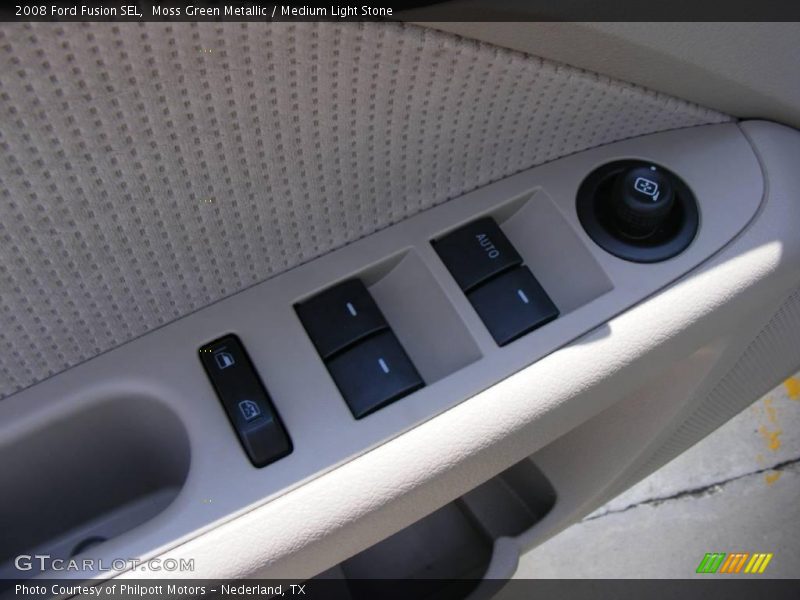 Moss Green Metallic / Medium Light Stone 2008 Ford Fusion SEL